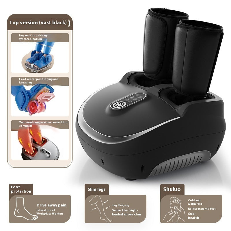Intelligent Automatic Foot Massage Machine | Wireless Remote, Timer, 8 Colors, EU/UK/CN Plug