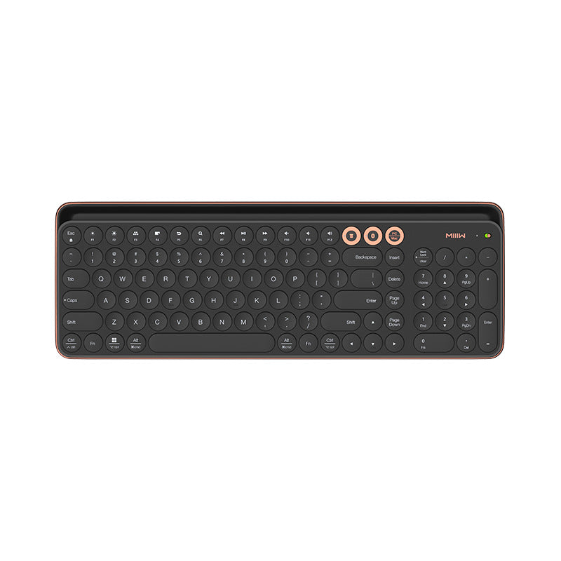Bluetooth 4.0 & 2.4GHz Wireless Smart Keyboard | Aluminum Alloy | Windows, Mac, Android, iOS | 4 Colors