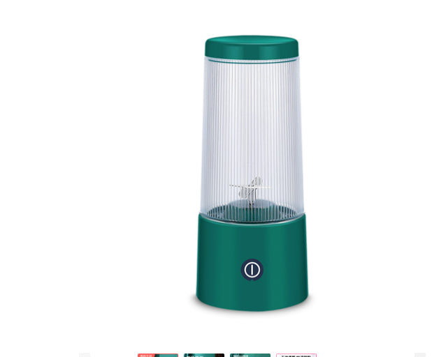 Rechargeable Portable Juicer Cup | 37W | 4-Cutter Head | 350ml | 12,000 RPM | USB Powered | 8×8×18.5cm | Blue, Green & Pink