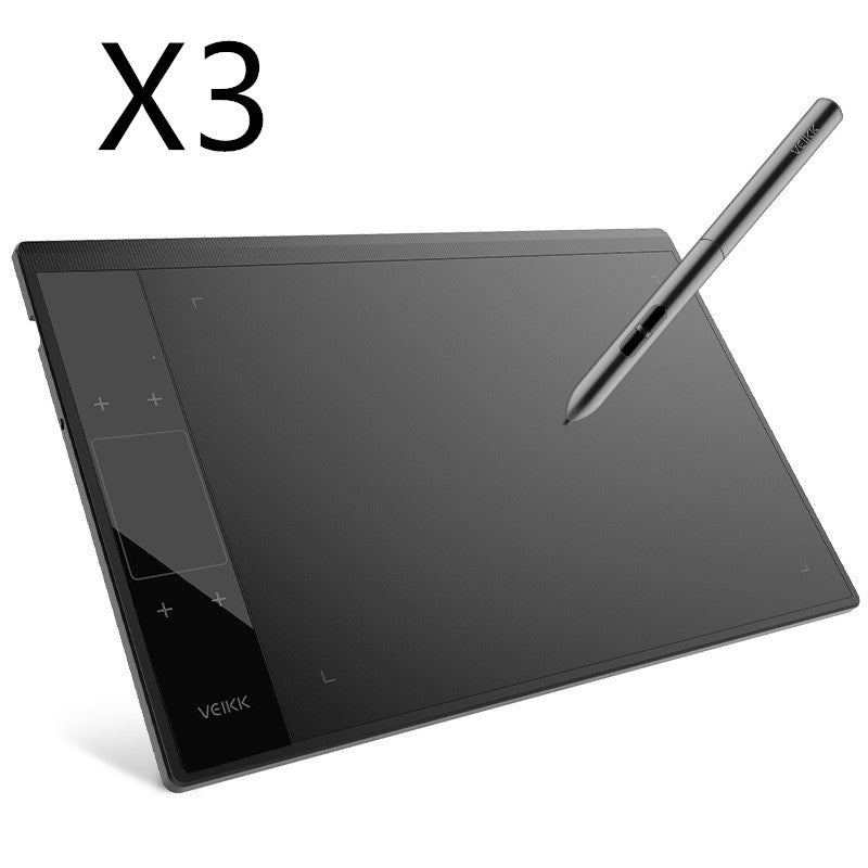 VEIKK A30 Graphics Drawing Tablet | 10×6" Active Area | 8192 Pressure Levels | Battery-Free Pen | Mac & Windows