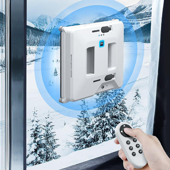 Intelligent Automatic Window Cleaning Robot | Smart Glass Cleaner, EU/US/UK/AU Plug, White