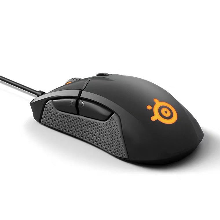 Wired Mechanical Gaming Mouse | 12000 DPI | 6 Buttons | 6-Gear Adjustable | Ergonomic | USB | Black