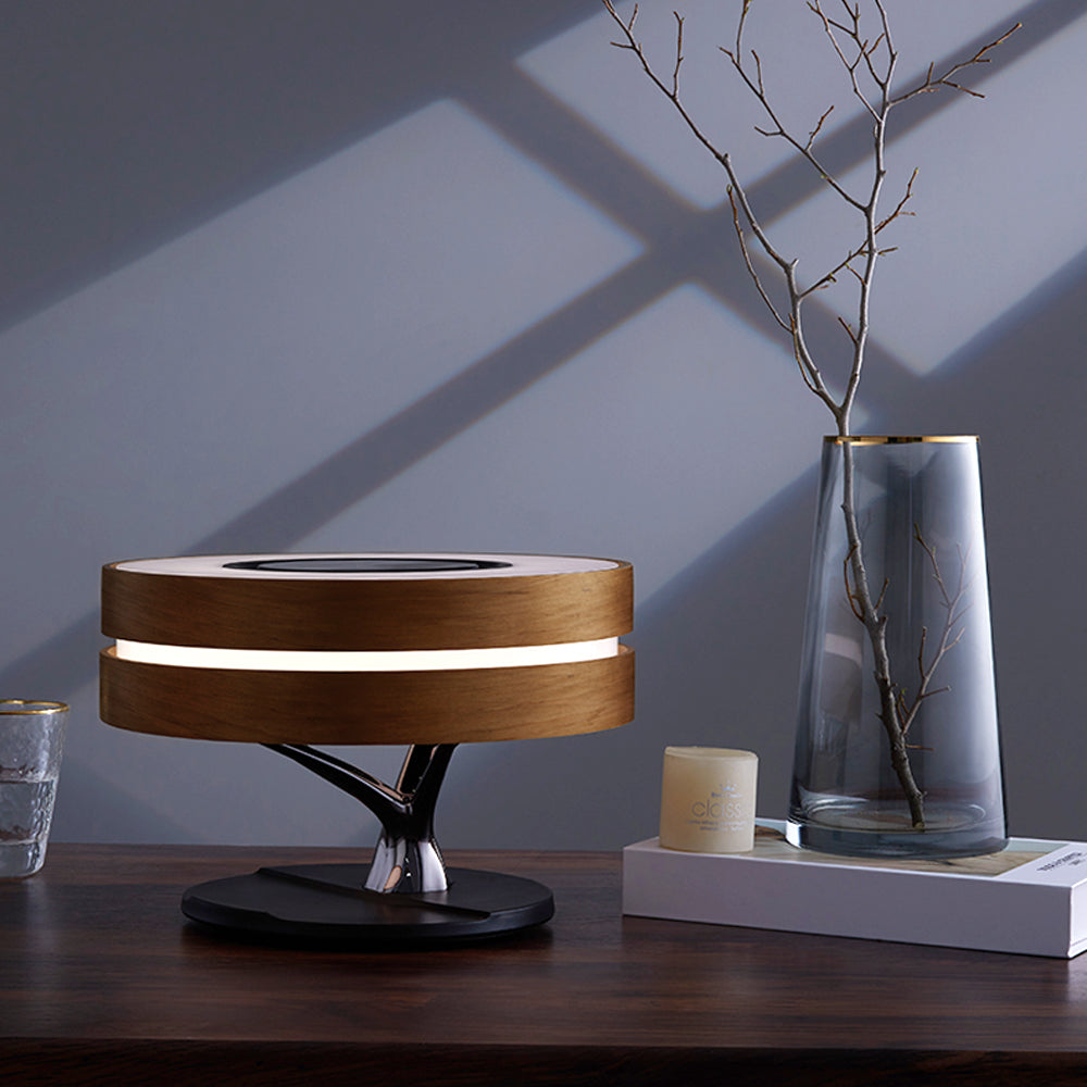LZ-S2020 Smart LED Lamp | Bluetooth 5.0 Speaker, Wireless Charger, Dual Color Temp, USB-C, Living Room