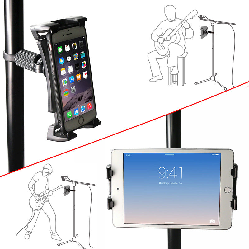 Universal Tablet Mount Holder for Car Headrest, Treadmill & Bike Handlebar | 7–12 Inch, ABS+PC, 360° Adjustable