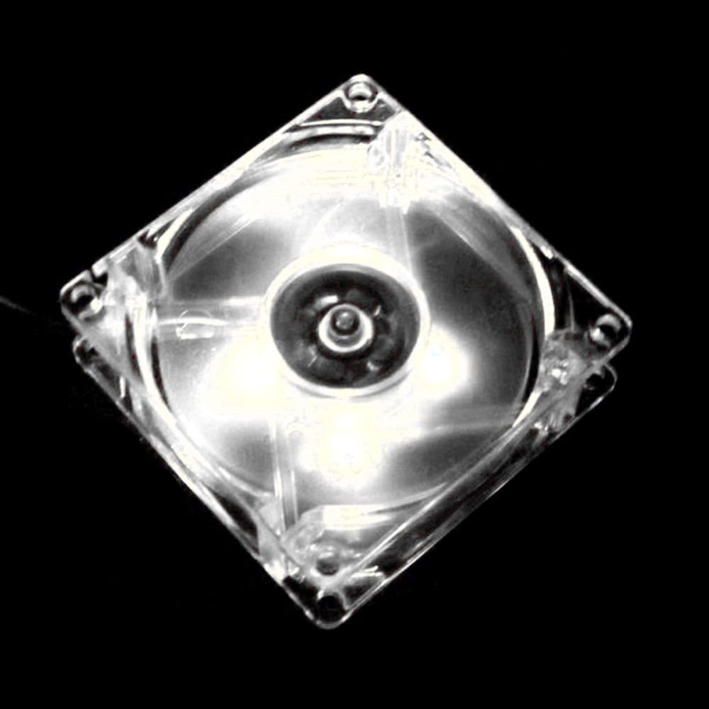 120mm PC Case Cooling Fan | 12V, 1100 RPM, 22 dB | LED Colors | Oil Bearing | 30,000hr Lifespan