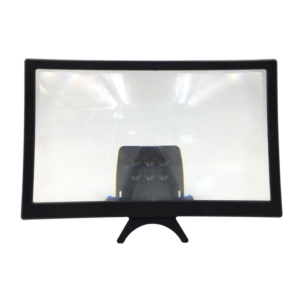 Phone Screen Magnifier & Amplifier | 9" & 12" Curved HD Lens | Foldable Stand | No Electricity Needed