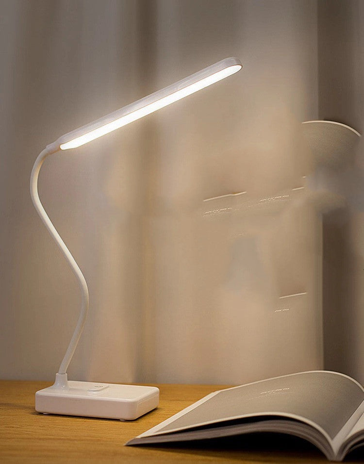 Touch LED Desk Lamp | Eye-Care | ≤36V | Touch Switch | Modern Minimalist | Pink & White | Bedroom, Study & Office | Night Light & Reading Lamp