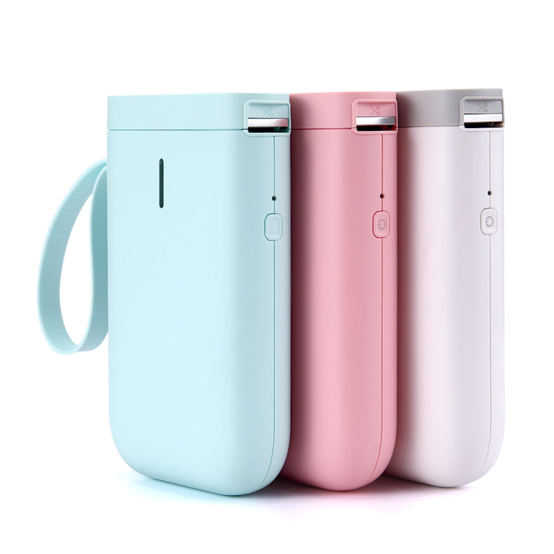 D11 Bluetooth Label Maker | Thermal | No Ink | 203 DPI | 1200mAh | iOS & Android App | QR Codes | Multi-Language | Black, Green, Pink & White