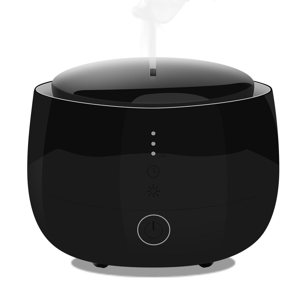 5-in-1 Ultrasonic Aromatherapy Humidifier | Air Purifier | RGB Mood Light | 300ml | 10W | Timer | Auto Power-Off | AU, EU, UK & US Plug | Black & White