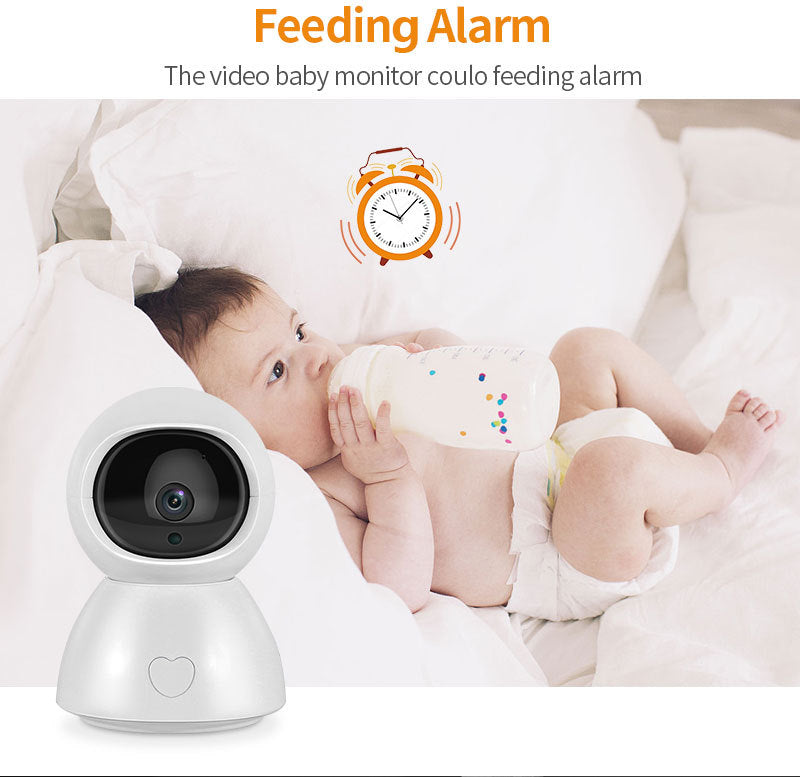 1080p Baby Monitor & Network Camera | 100m Night Vision | Alarm | Auto Backlight | AU/EU/UK/US | White