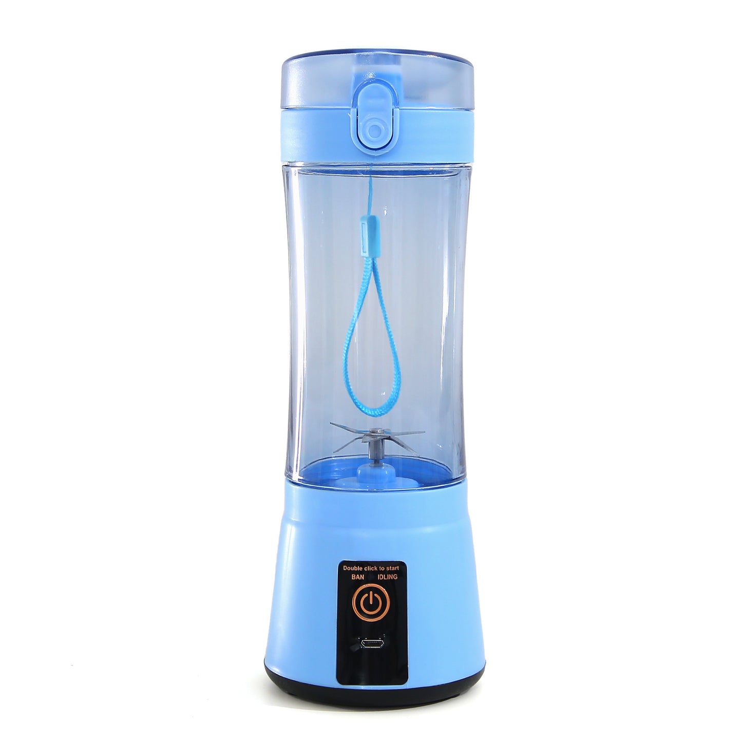 380ml USB Rechargeable Portable Personal Blender | 2000mAh, Food-Grade PC, Dual Safety Protection, Blue, Green, Pink & Yellow