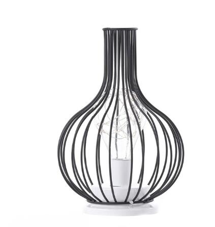 Wrought Iron Wine-Shaped Decorative Table Lamp | Copper Wire LED | Battery Powered | IP43 | 7 Styles | Home, Hotel & Restaurant