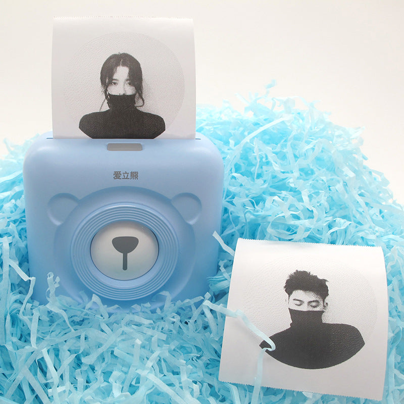 Portable Mini Thermal Label Printer | 203 & 304 DPI | Rechargeable | Thermal, Sticker & Label Paper | 5 Colours