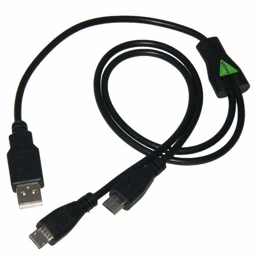 AMZER USB to Dual Micro USB Y Splitter Twin Charging Handy Cable - - SUNSHINE1504