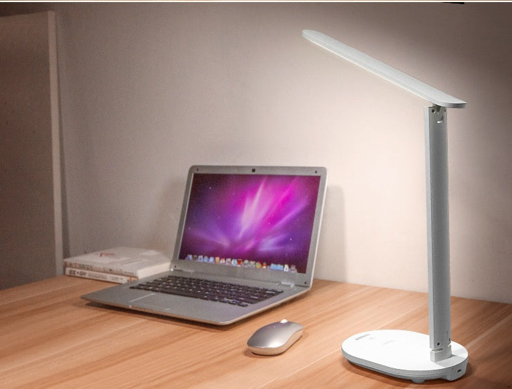 LED Touch Table Lamp | Built-in Rechargeable Battery, Touch Switch | Modern Minimalist Design | White
