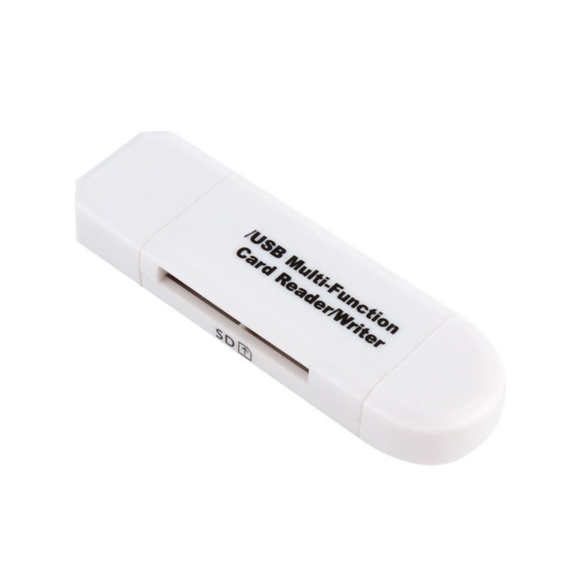2-in-1 Micro USB OTG SD Card Reader | SD & Micro SD Slots | USB 2.0 | Android OTG | Windows & Mac | Black & White | 1–4 Pack