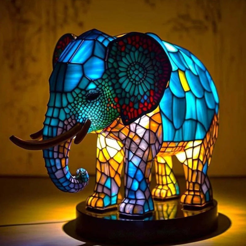 3D Resin Animal Decorative Night Light | Handcrafted | 20 Designs | Small 15cm & Large 22cm | USB | Unicorn, Owl, Dragon, Mermaid & More | Home Decor Gift