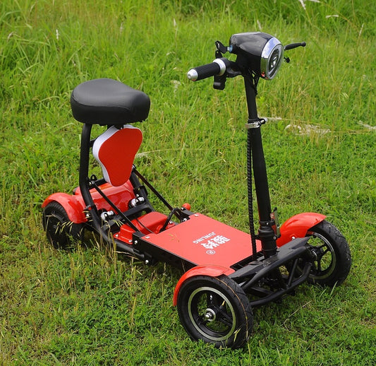 DH0305 Folding 4-Wheel Electric Mobility Scooter | Dual 250W Motor, 25km Range, Adults & Elderly