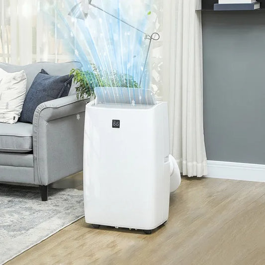 12,000 BTU Portable Air Conditioner – 3-in-1 Cooling, Dehumidifier & Fan