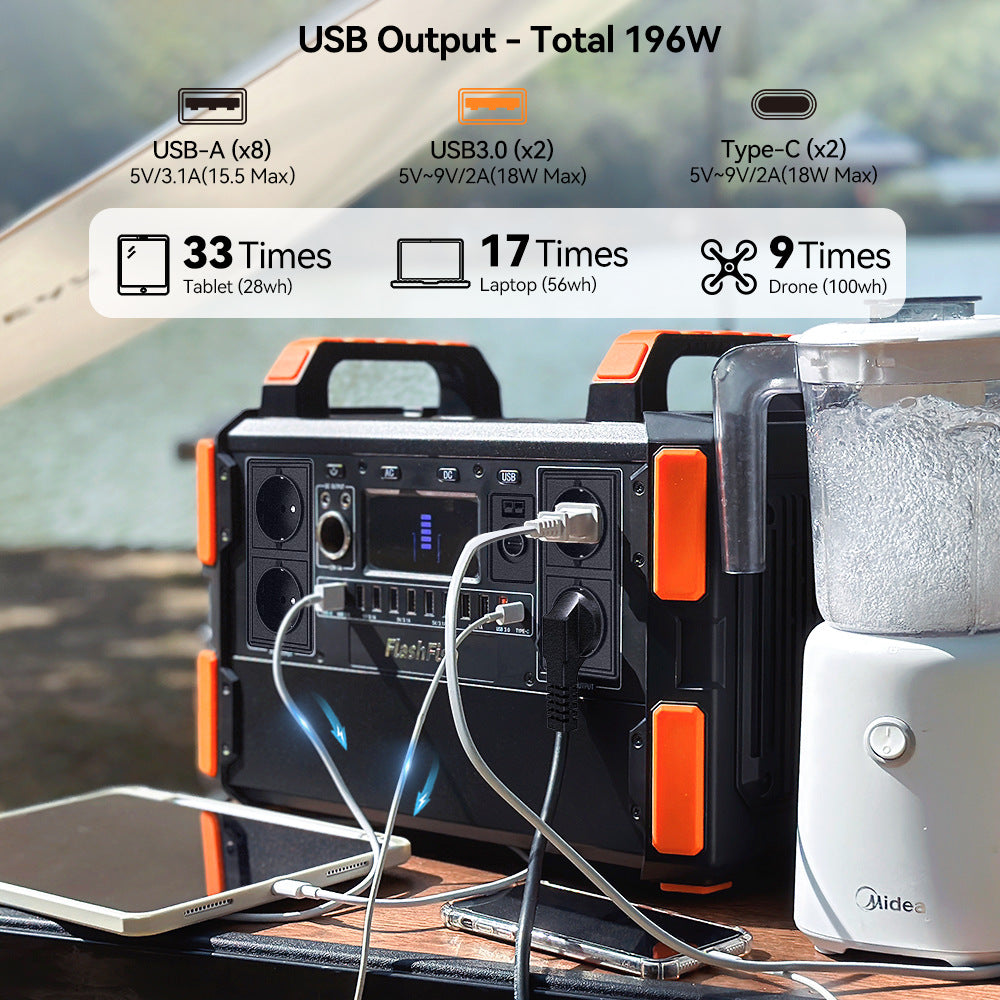 1000W LiFePO4 Portable Power Station | 1048Wh, LCD Display & 2000+ Cycles (EU/UK/US)
