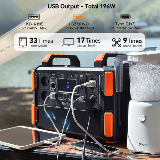 1000W LiFePO4 Portable Power Station | 1048Wh, LCD Display & 2000+ Cycles (EU/UK/US)