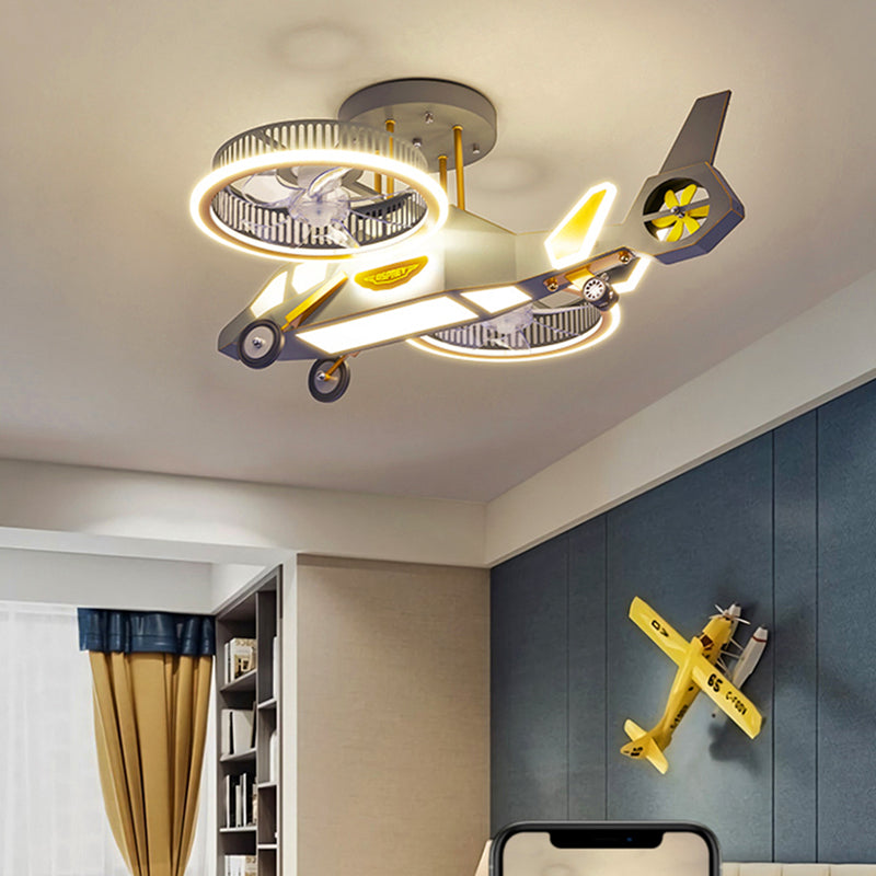 Avatar Scorpion Fighter LED Ceiling Lamp | 61-70W, Eye Protection, Smart Control, Stepless & Tricolor Dimming, 100-240V