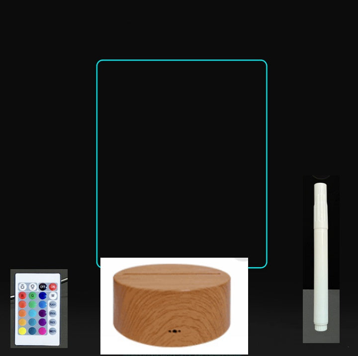 LED Acrylic Handwriting Message Board | 3W 5V USB | Touch & Remote | 16 Designs | Acrylic + ABS | Erasable Pen Included