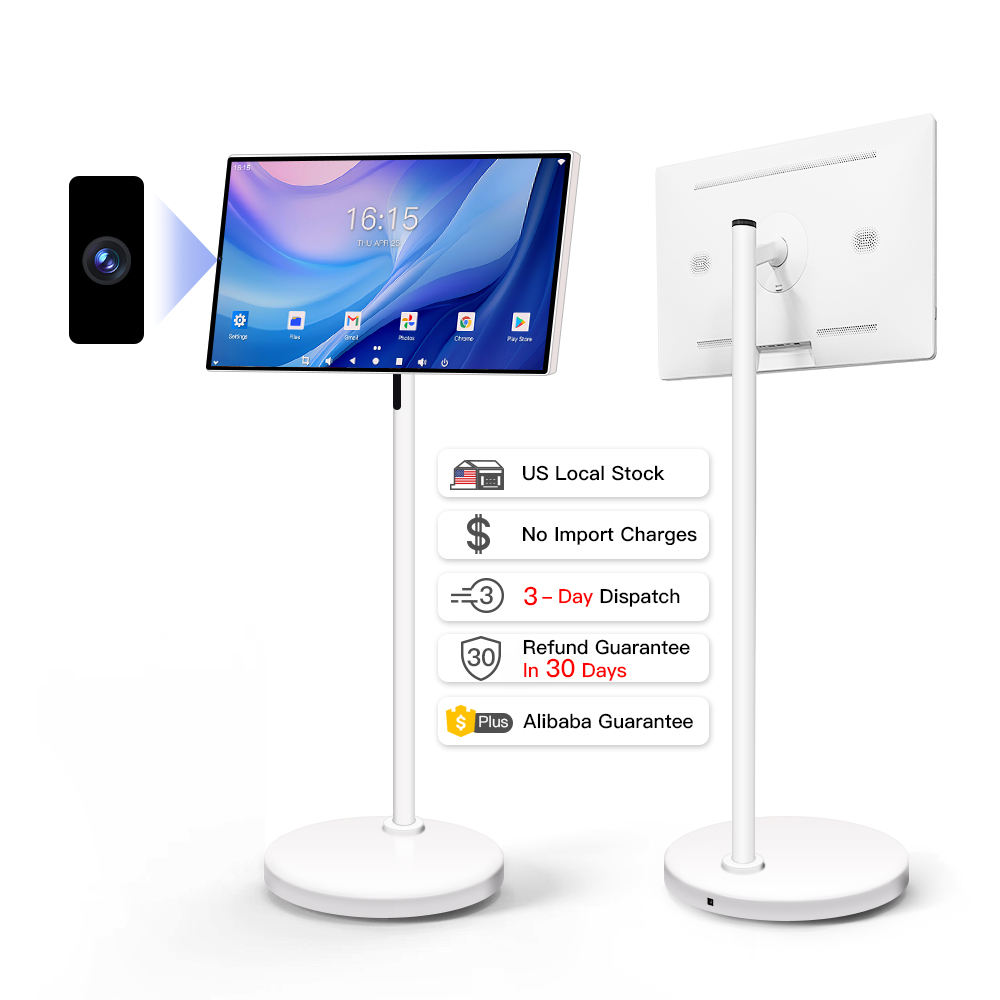 24-Inch Smart Portable TV | Touch Screen, 8-Core CPU, 128GB, 13MP Camera & Built-in Battery