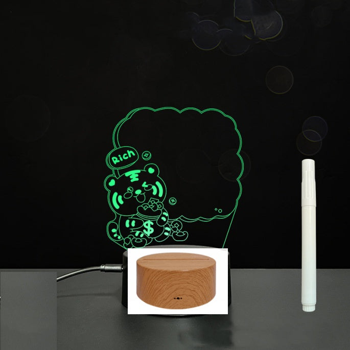 LED Acrylic Handwriting Message Board | 3W 5V USB | Touch & Remote | 16 Designs | Acrylic + ABS | Erasable Pen Included