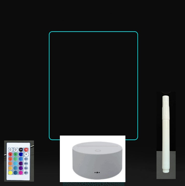 LED Acrylic Handwriting Message Board | 3W 5V USB | Touch & Remote | 16 Designs | Acrylic + ABS | Erasable Pen Included
