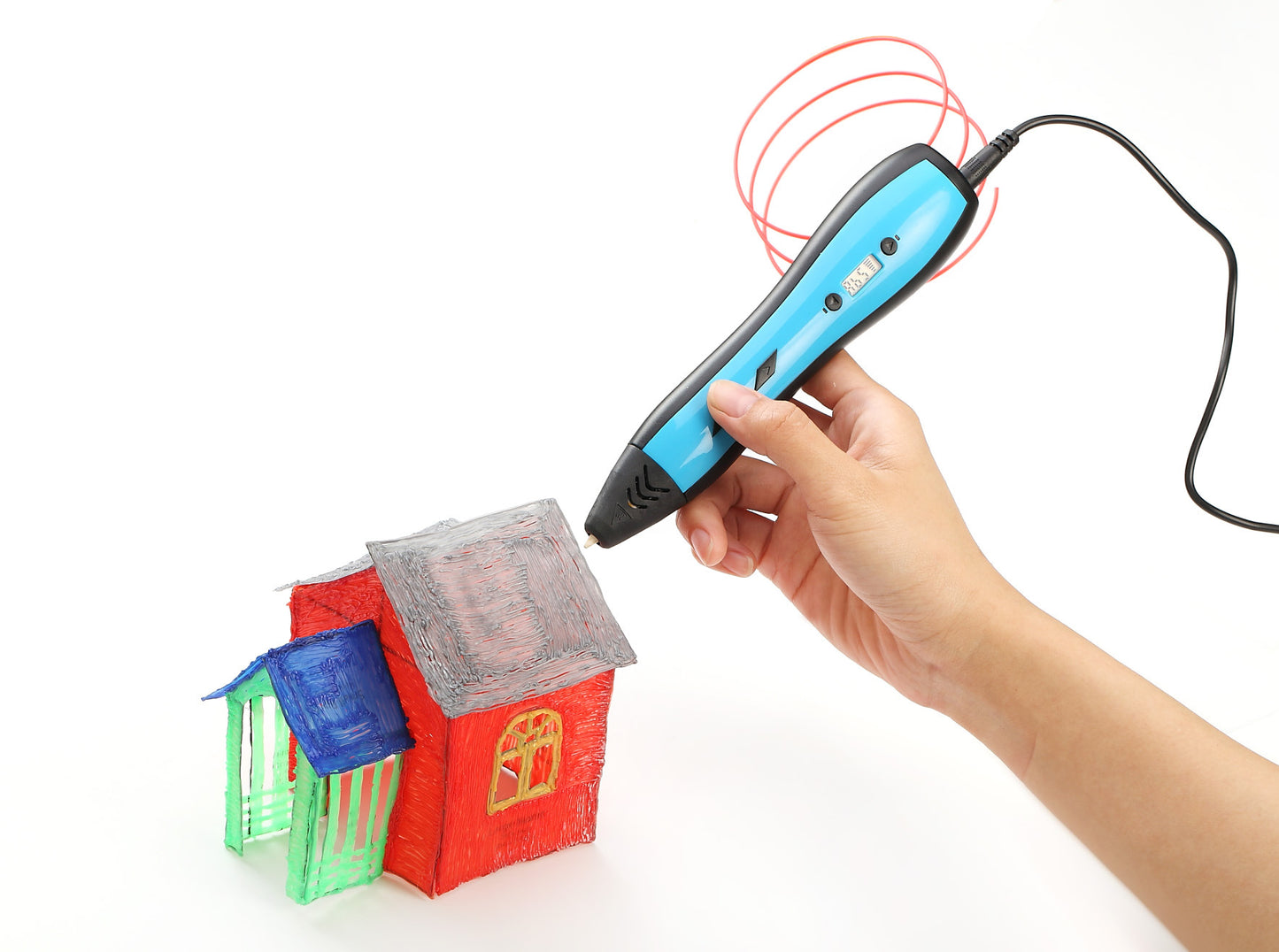 3D Printing Pen with LCD Screen | ABS & PLA | 6-Speed Control | Kids & Adults | 4 Colors