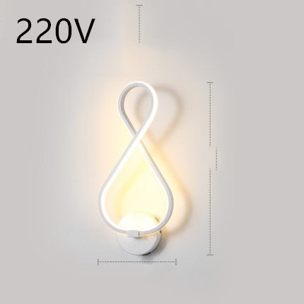 Nordic Minimalist LED Wall Lamp | Silicone Shade | 30,000h LED | Button Switch | 110V & 220V | Warm & White Light | Multiple Styles