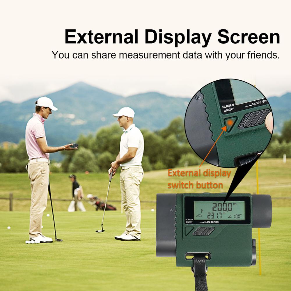 HLR1000 Laser Rangefinder Telescope | 1000m Range, Speed Measurement, Ballistic Compensation, Golf & Hunting