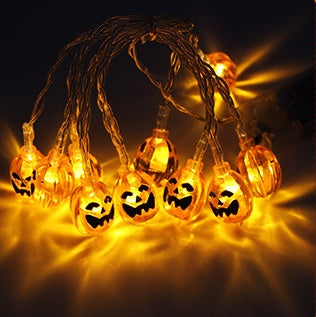 Halloween LED String Lights | 1.2M | 10 LEDs | Battery Powered | Waterproof | White, Warm White & 4 Colours | 9 Pendant Designs | Indoor & Outdoor