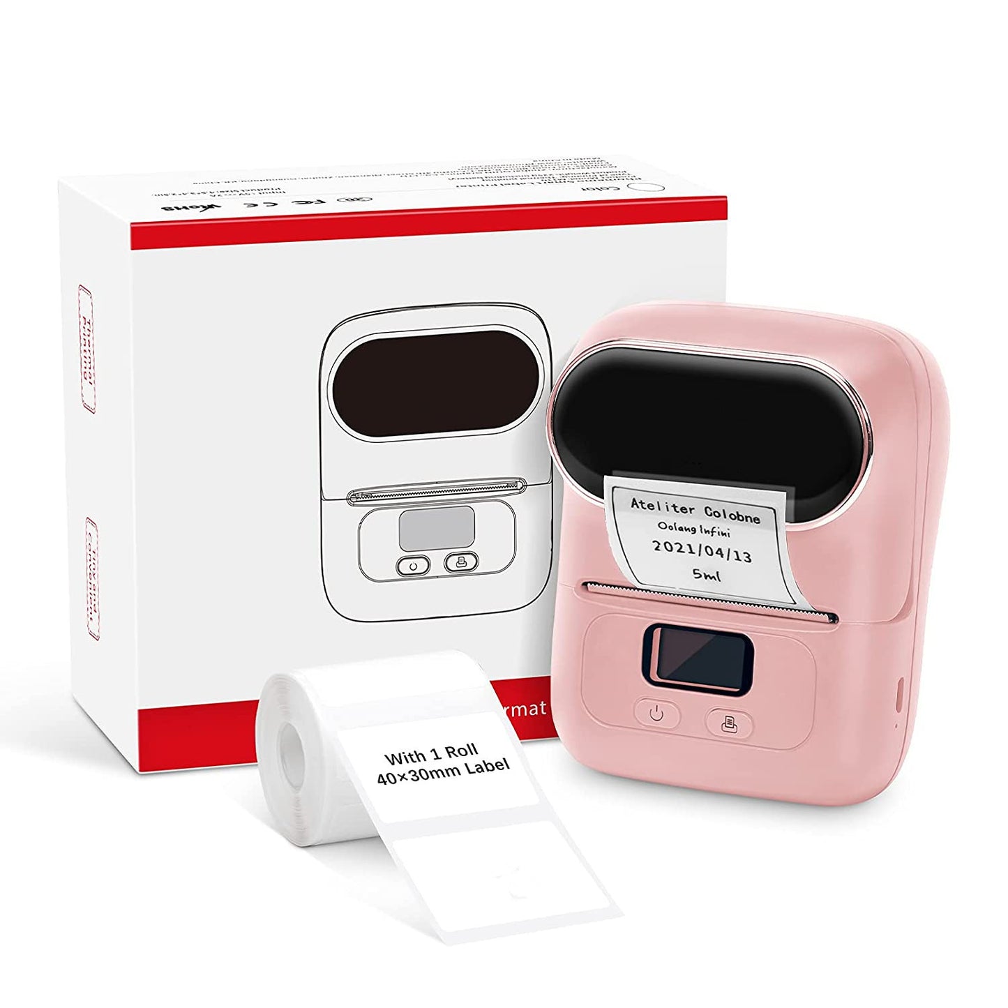 M110 Bluetooth Handheld Label & Barcode Printer | Thermal, USB, Portable | Multiple Colors & Label Sizes
