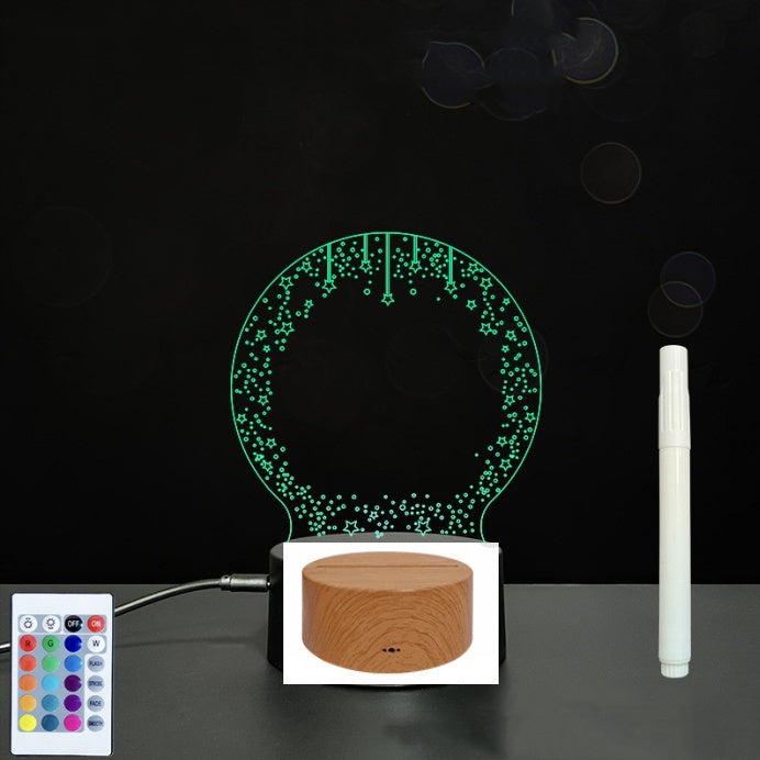 LED Acrylic Handwriting Message Board | 3W 5V USB | Touch & Remote | 16 Designs | Acrylic + ABS | Erasable Pen Included