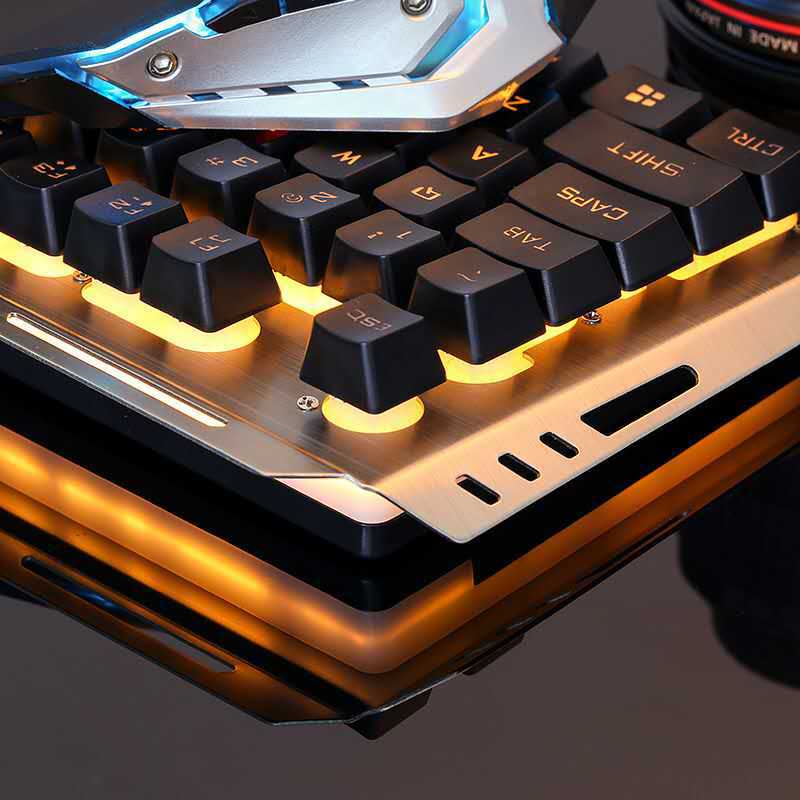 Wired RGB Backlit Gaming Keyboard & Mouse Combo | 3200 DPI | USB | Notebook & Desktop | 3 Lighting Modes