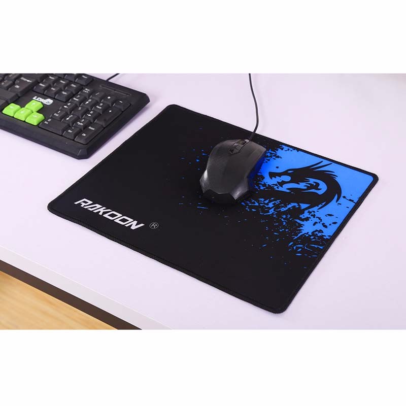 Gaming & Office Mouse Pad | Smooth Textured Surface | Reinforced Stitched Edges | Natural Rubber Non-Slip Base | Easy Clean | 4 Sizes