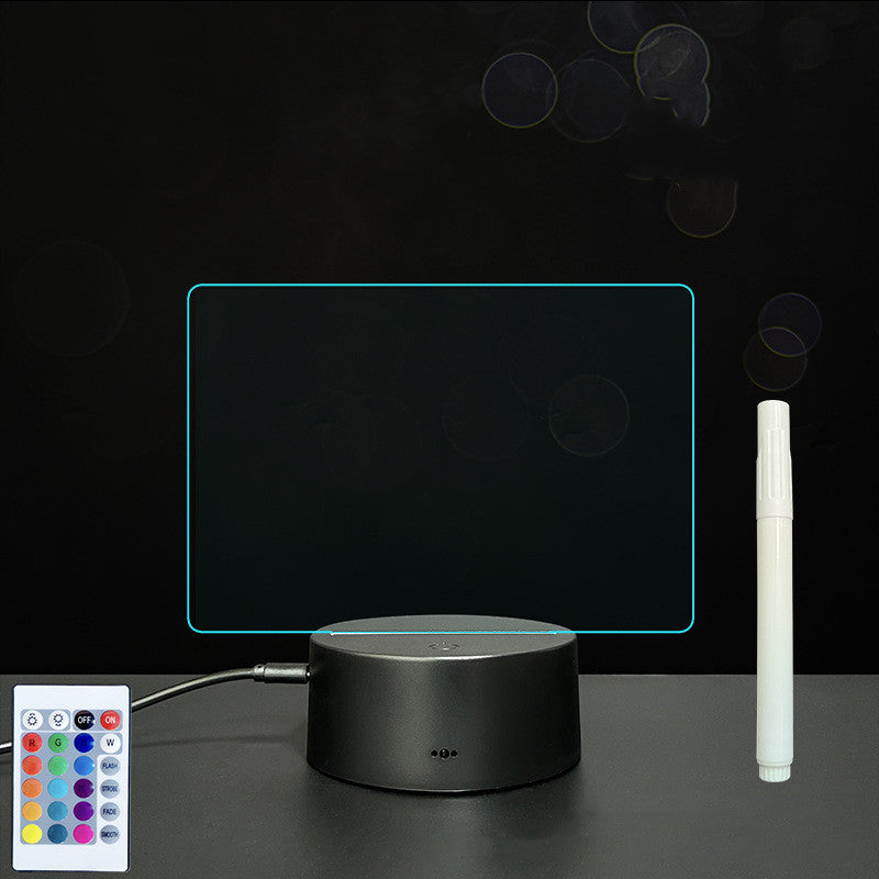LED Acrylic Handwriting Message Board | 3W 5V USB | Touch & Remote | 16 Designs | Acrylic + ABS | Erasable Pen Included