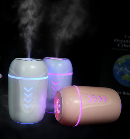 X3 USB Aromatherapy Humidifier | 200ml | USB & AC | Mechanical | Columnar | Portable Car & Desktop | Blue, Pink & White
