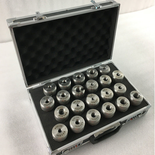22-Piece Stainless Steel Pressure Instrument Adapter Set | M20×1.5 to NPT, ZG, G & Metric Thread Connectors