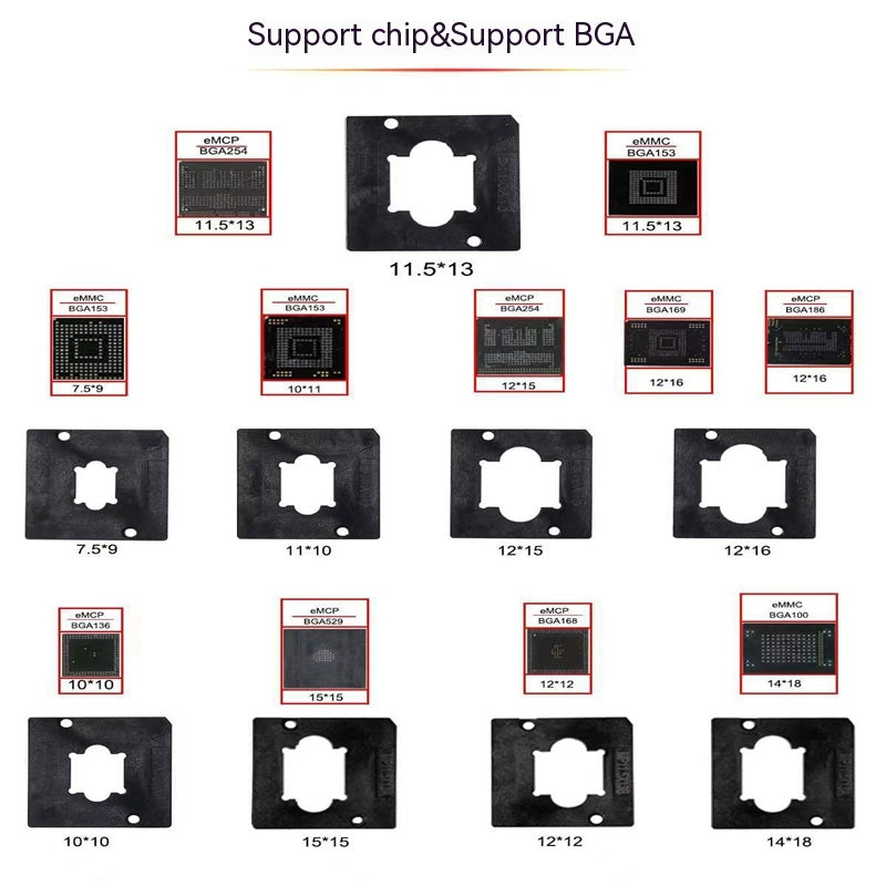 MIPI NB Max Box USB 3.0 Programmer | UFS BGA 153/254/297 & eMMC 13-in-1 Adapter