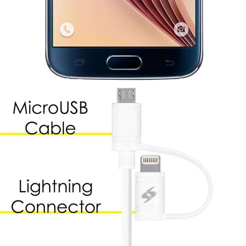 MFi Certified 2-in-1 Lightning & Micro USB Sync & Charge Cable – 1M