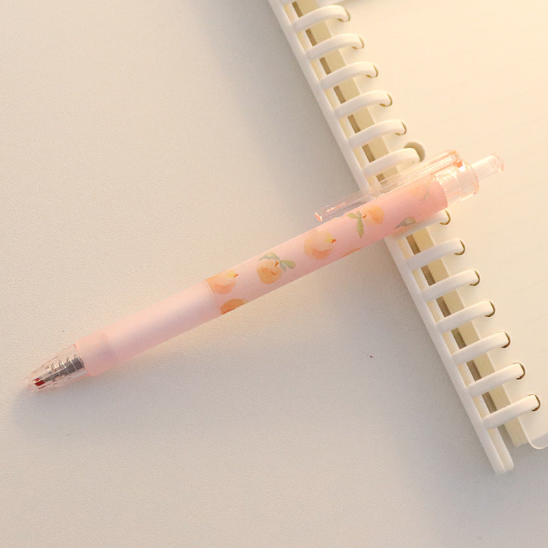 Cute Kawaii Gel Pen | Korean Stationery, Gel Ink Rollerball | 14cm | Peach & Little Magic Fairy