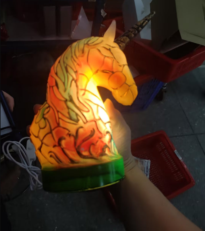 3D Resin Animal Decorative Night Light | Handcrafted | 20 Designs | Small 15cm & Large 22cm | USB | Unicorn, Owl, Dragon, Mermaid & More | Home Decor Gift