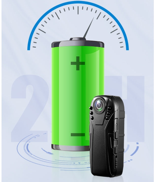 1080P HD Mini Body Camera | 125° Wide Angle, Night Vision, 18H Recording, Loop Record | 8G–64G