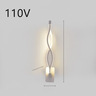 Nordic Minimalist LED Wall Lamp | Silicone Shade | 30,000h LED | Button Switch | 110V & 220V | Warm & White Light | Multiple Styles