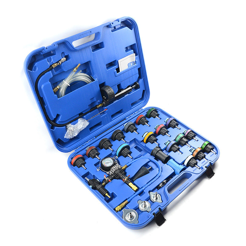 28-Piece Master Cooling System Radiator Pressure Tester | Vacuum Purge & Refill Kit, Auto Repair