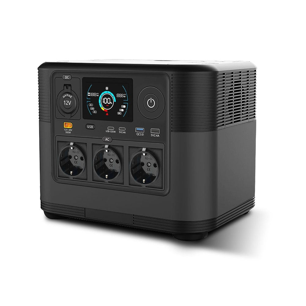 1800W LiFePO4 Portable Power Station | High-Capacity Outdoor Energy Storage (AU/EU/UK/US)