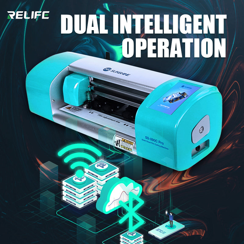 SS-890C Pro 16-Inch Smart Film Cutting Machine | WiFi & Bluetooth (110V/220V)